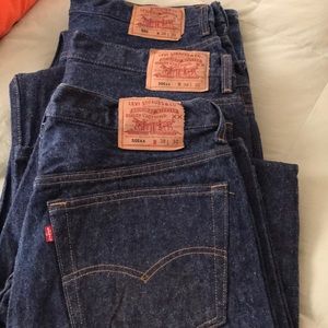 Men’s Levi’s 501 button up jeans